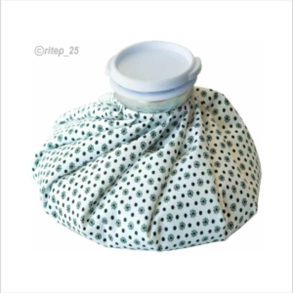 Reusable Ice Bag Pack 9 Inch Cold Therapy English Ice Cap Design First Aid Pain - Picture 5 of 9
